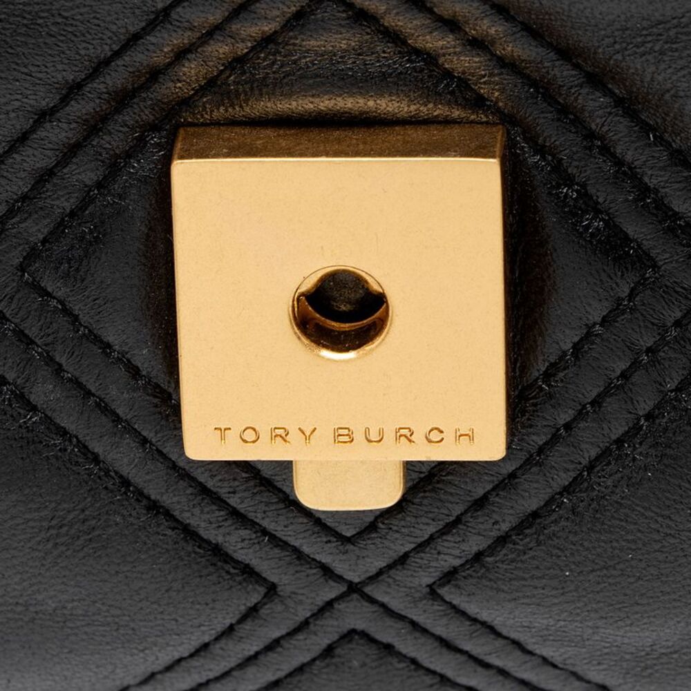 Tory Burch Quilted Leather Fleming Soft Shoulder Bag - Picture 12 of 15